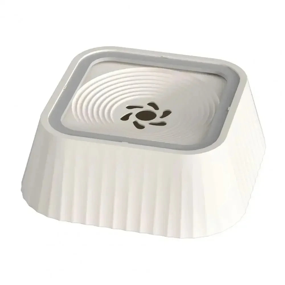 Pet Water Fountain with Floating Plates No Spill Dog Water Bowl Clean Drinking Slow Feeder Anti-Splash Pet for Dogs for Pet