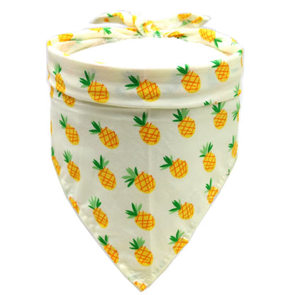 Pet Saliva Towel Fruit Pet Scarf Cotton Dog Triangle Scarf Summer Pet Supplies Accessories Wholesale